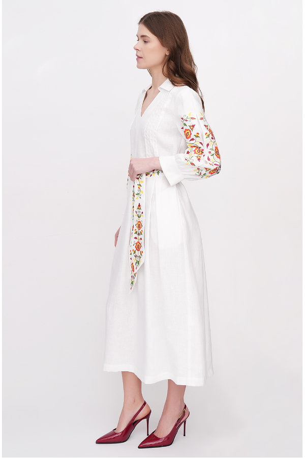 Pelagia Dress festive linen dress 